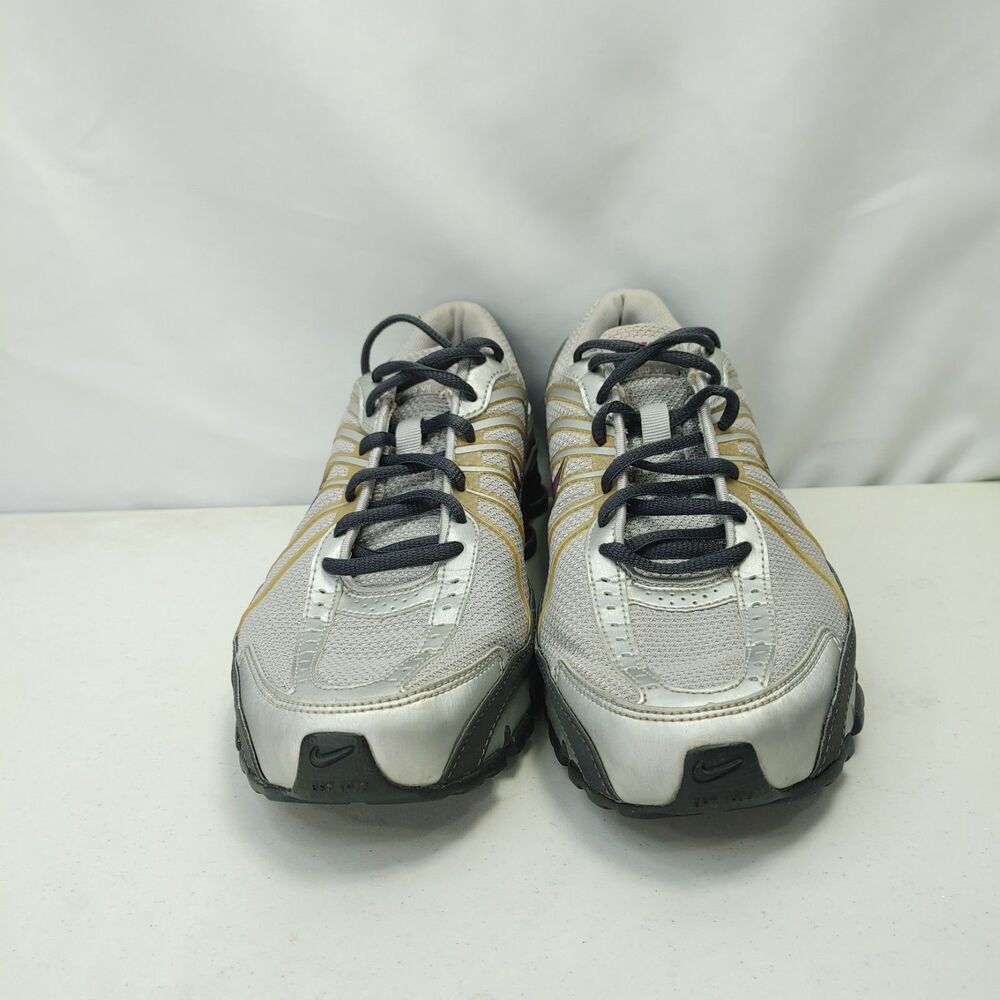 Nike Shox Turbo VII Women's Size 7.5 Athletic Sneakers Silver Purple 324749-051 - Picture 2 of 10